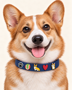 Collier à breloques Corgi